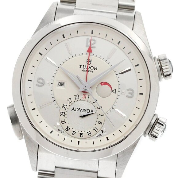 TUDOR Heritage Advisor 79620T Power reserve Silver Dial Automatic Men's_845 - Picture 1 of 7